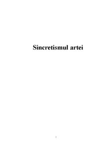 Sincretismul Artei - Pagina 1