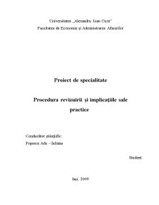 Procedura Revizuirii și Implicațiile Sale Practice - Pagina 1