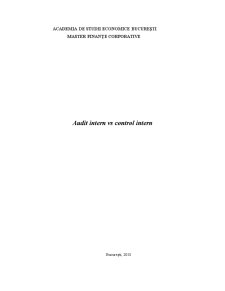 Audit Intern vs Control Intern - Pagina 1