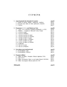 Aspecte Generale ale Sistemelor de Operare Windows și Unix - Pagina 1