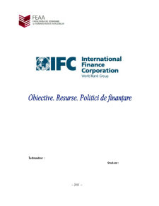 Corporația Financiară Internațională - Pagina 1