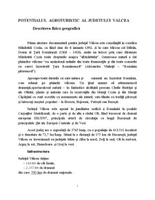 Potențialul agroturistic al județului Vâlcea - Pagina 1