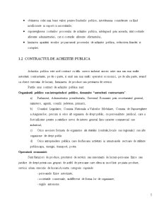 Importanta Contractului de Achizitii Publice in Administratia Publica - Pagina 5