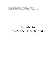 Islanda, faliment național - Pagina 1