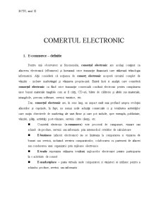 Comerțul electronic - E-Commerce - Pagina 1