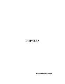 Dispneea - Pagina 1