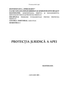 Protecția Juridică a Apei - Pagina 2