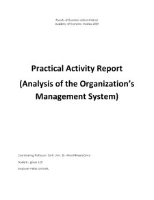 Practical Activity - Management Analysis - Pagina 1