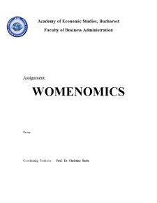 Womenomics - Women în Economics - Pagina 1
