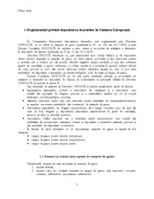 Cadrul Legislativ Referitor la Depozitarea Deșeurilor în România și UE - Pagina 3