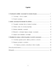 Analiza concurenței - modalități de evaluare a ofertei de produse și servicii a concurenței - Pagina 2
