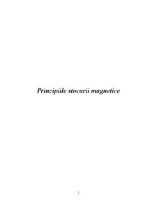 Principiile stocării magnetice - Pagina 2