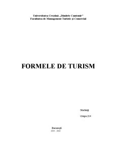 Formele de Turism - Pagina 1