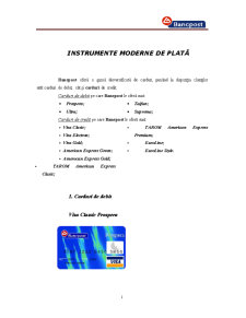 Instrumente moderne de plată oferite de Bancpost - Pagina 1