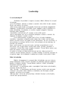 Leadership - Pagina 1