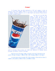 Proiect Pepsi - Marketing Mix cei 4P - Pagina 3