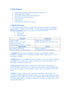 Proiect Pepsi - Marketing Mix cei 4P - Pagina 4