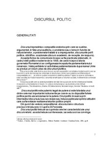 Titu Maiorescu și Discursul Politic - Pagina 2