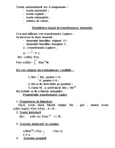 Teoria Sistemelor și Reglaj Automat - Pagina 3