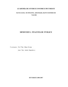 Ministerul finanțelor publice - Pagina 1