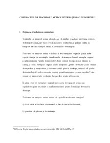 Contractul de Transport Aerian Internațional de Mărfuri - Pagina 1