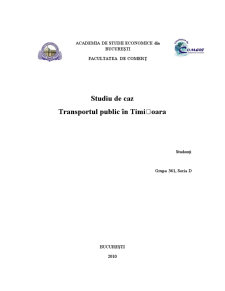 Transportul Public în Timișoara - Pagina 1