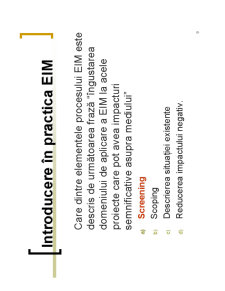 Evaluarea Impactului asupra Mediului - Pagina 205