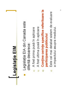 Evaluarea Impactului asupra Mediului - Pagina 212