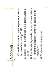 Evaluarea Impactului asupra Mediului - Pagina 226
