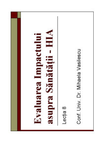 Evaluarea Impactului asupra Mediului - Pagina 626