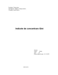Indicele de Concentrare Gini - Pagina 1