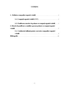 Conversia Compușilor Organici Volatili - Pagina 1