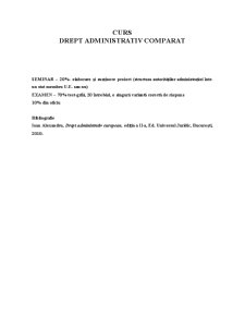 Drept Administrativ Comparat - Pagina 1