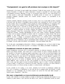 Codul de bune practici și situația comerțului cu alimente din România - Pagina 1