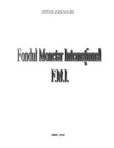 Fondul Monetar Internațional - Pagina 1