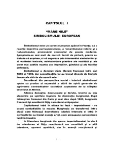 Marginile Simbolismului European - Pagina 1