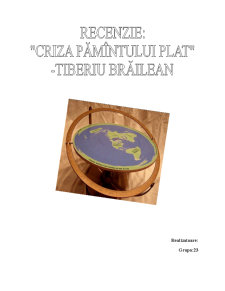 Recenzie Criza pământului plat - Tiberiu Brăilean - Pagina 1