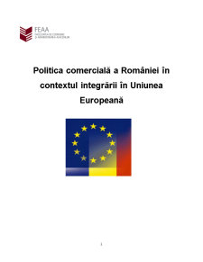 Politica Comerciala a Romaniei in Conextul Aderarii la UE - Pagina 1