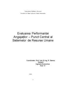 Evaluarea performaței angajaților - Pagina 1