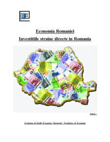 Învestii străine directe în România - Pagina 1