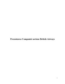 Prezentarea Companiei Aeriene British Airways - Ticketing - Pagina 2