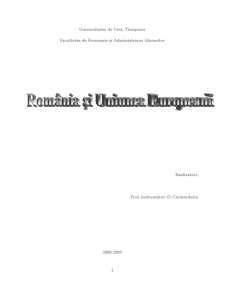 România și UE - Pagina 1