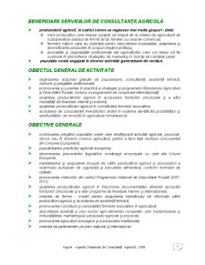 Raport de Activitate al Agenției Naționale de Consultanță Agricolă pe Anul 2009 - Pagina 2
