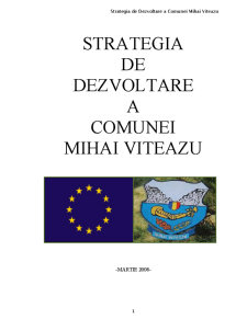 Strategie de Dezvoltare a Comunei Mihai Viteazul - Pagina 1