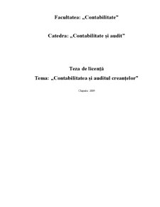 Contabilitatea și Auditul Creanțelor - Pagina 1