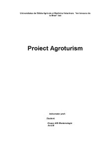 Agroturism - Pagina 1