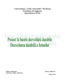 Bazele dezvoltării durabile - Pagina 1