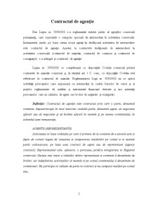 Contractul de agenție comercială - Pagina 3