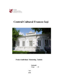 Centrul Cultural Francez Iași - Pagina 1