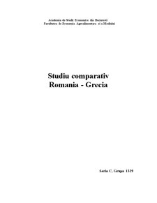 Studiu Comparativ România - Grecia - Pagina 1